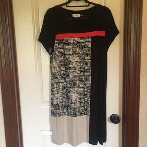 Calvin Klein Jersey swing dress